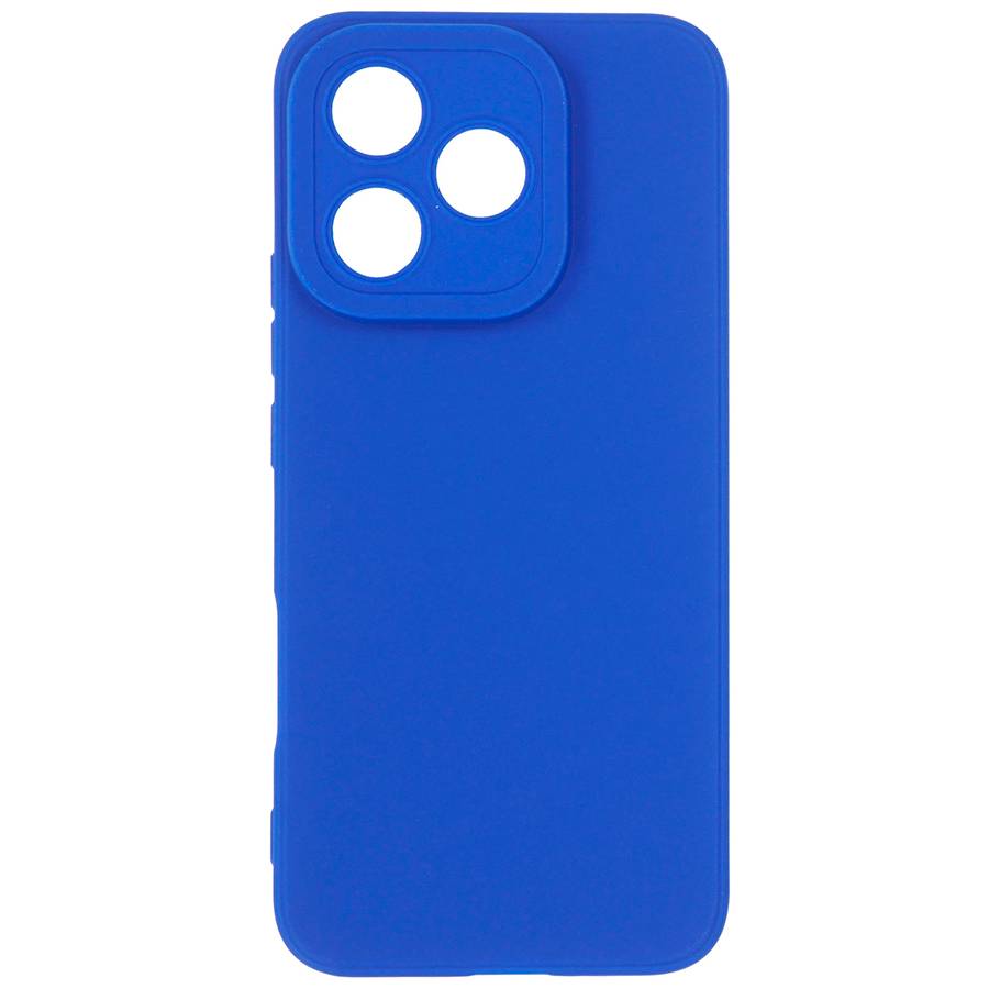 Задняя накладка ZIBELINO TPU Matte для Honor 400 5G (блок камеры) (синий) с микрофиброй