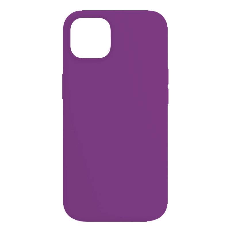 Силиконовый чехол STR для iPhone 13 тонкий (лиловый)