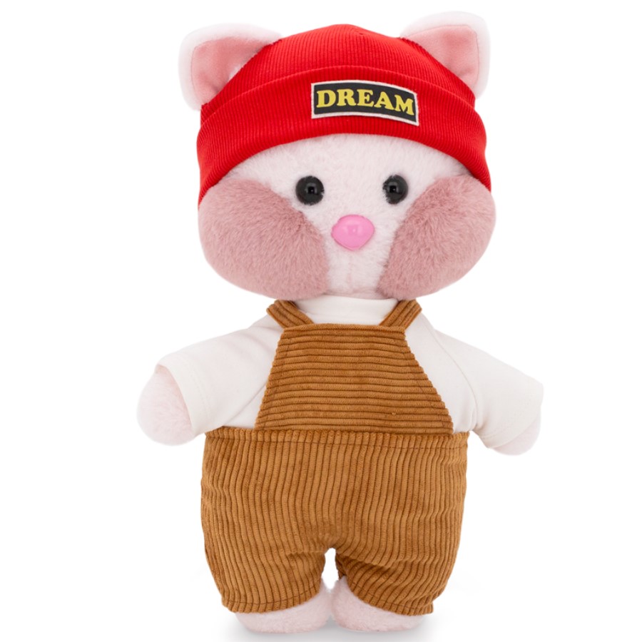 Мягкая игрушка Котик Котти в комбинезоне 32 см