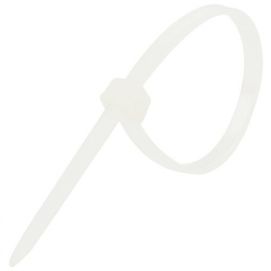 Хомут-стяжка Cablexpert NYT-100x2.5, 2.5 х 100 мм, белый (100 шт.)