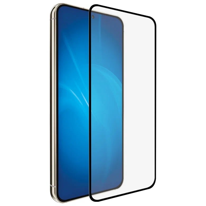 Противоударное стекло 3D DF для Samsung Galaxy S23 Ultra DF sColor-133 (black)