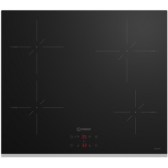 Варочная панель INDESIT IS 41Q60 FX черный/нержавеющая сталь