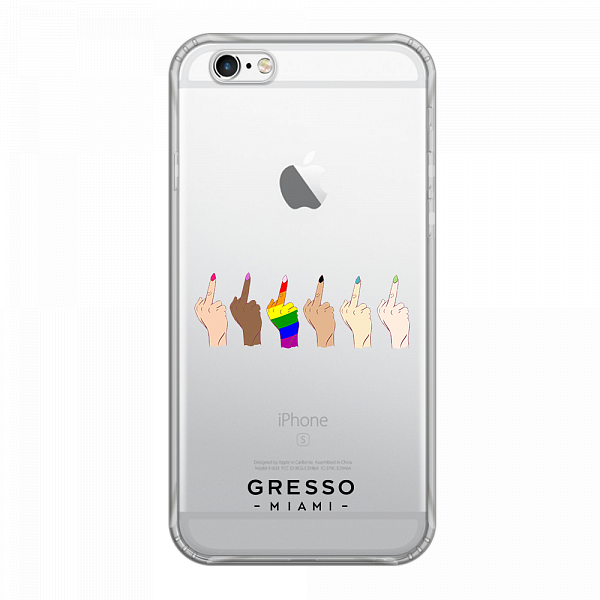Задняя накладка GRESSO для iPhone 6/6S. Коллекция "No Limits". Модель "Rock Star".