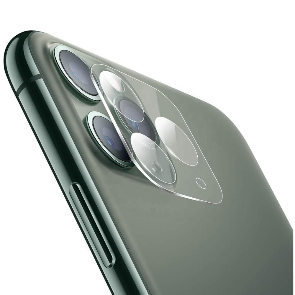 Противоударное стекло на камеру 3D ZIBELINO для iPhone 12 с фокусировкой вспышки
