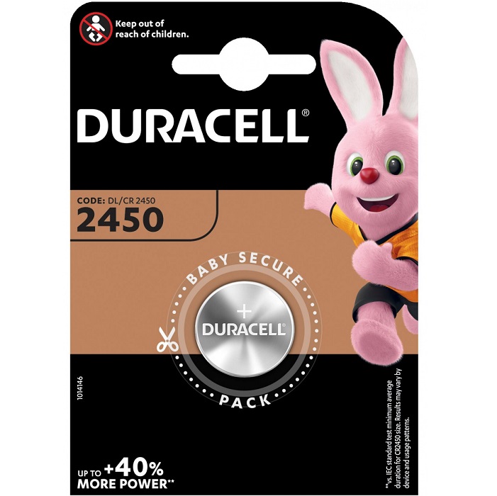 Элемент питания DURACELL CR2450 BL-1