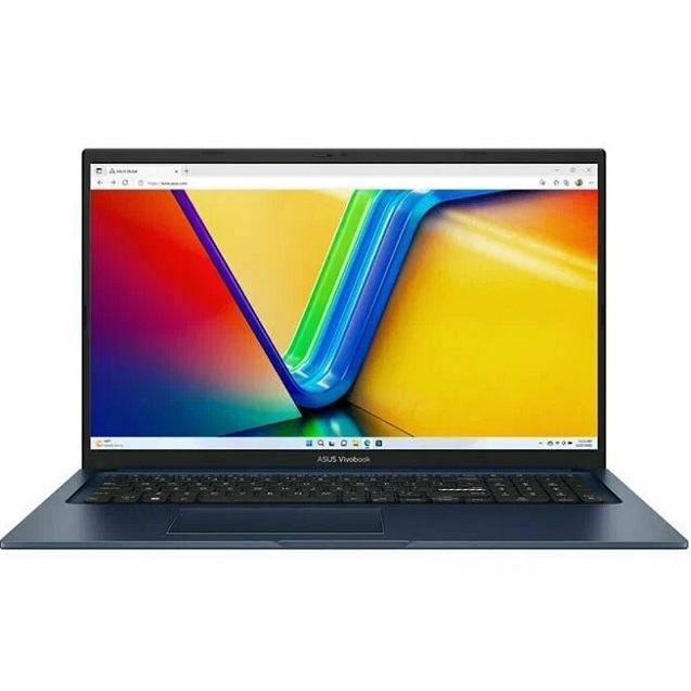 Ноутбук 17.3" Asus Vivobook X1704ZA-AU343 (Intel Core i5-1235U/ 16GB/ SSD 512GB/ DOS) Quiet Blue