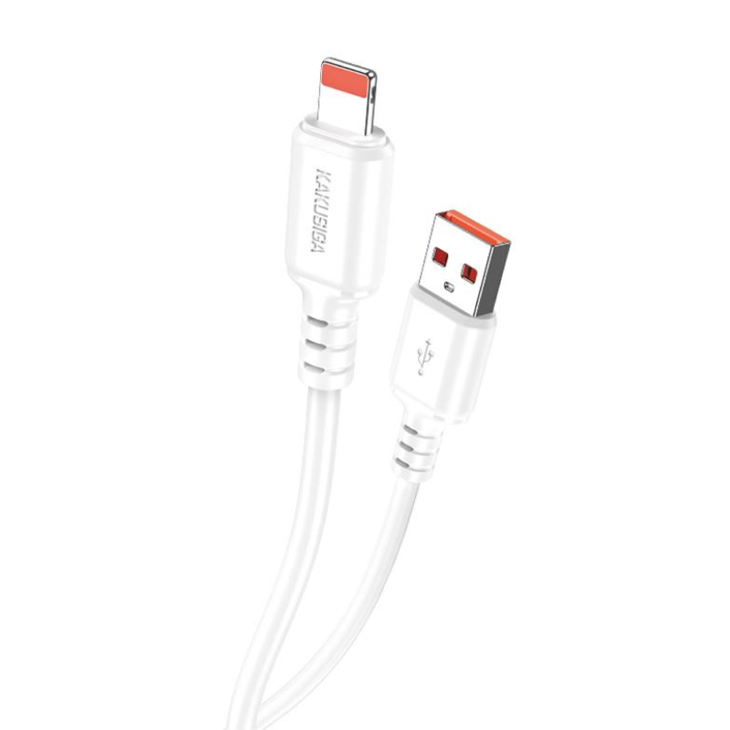 Кабель USB <--> Lightning  1.0м Kakusiga KSC-982 белый