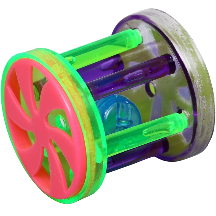 Игрушка для кошек с бубенчиком "Арена", 4 см, микс цветов 3811575