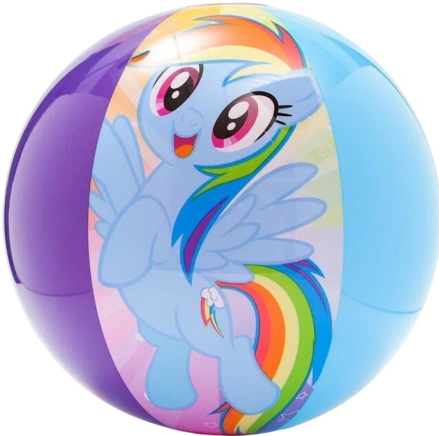 Мяч надувной детский, пляжный, 51 см, My Little Pony