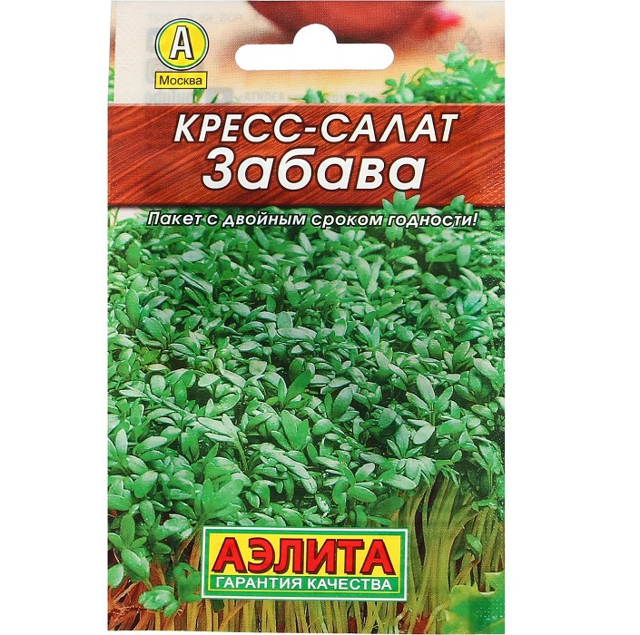 Семена Кресс-салат Забава "Лидер" Аэлита Ц