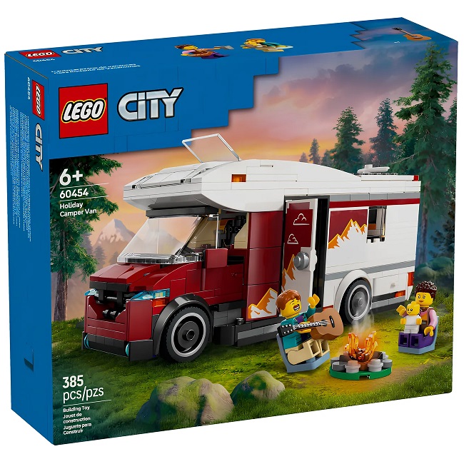 Конструктор LEGO CITY 60454 Туристический фургон для отдыха и приключений