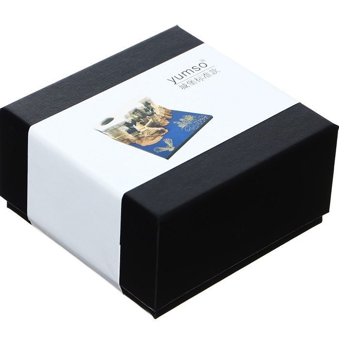 Блок 3D для заметок в коробке, 4 x 8 см, 150 листов "Замок"