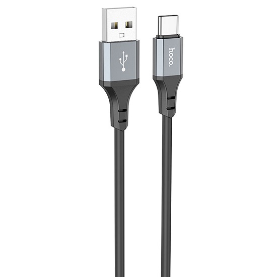 Кабель USB <--> Type-C  1.0м HOCO X86 Spear, черный