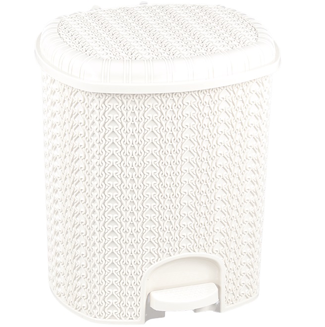 Ведро для мусора с педалью Вязание Ар-Пласт 11л
