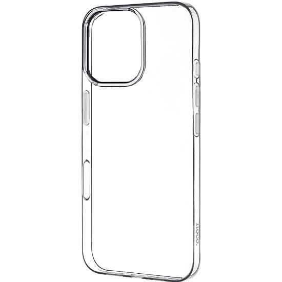 Силиконовый чехол HOCO для iPhone 16 Pro Max, TPU прозрачный