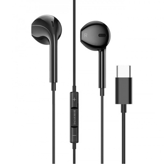 Наушники BOROFONE BM80, Magnificent, чёрный, Type-C