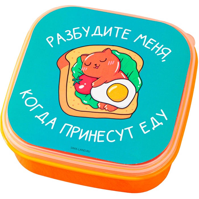 Ланч-бокс «Разбудите меня», 14.5 х 6 см 9216670