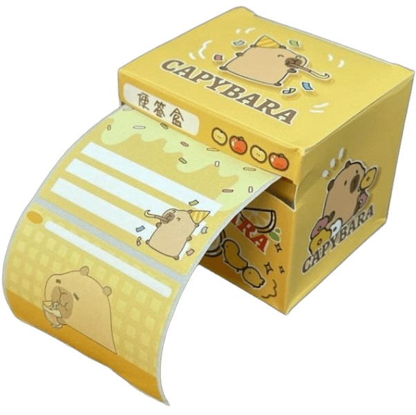 Стикеры в рулоне "Capybara", orange