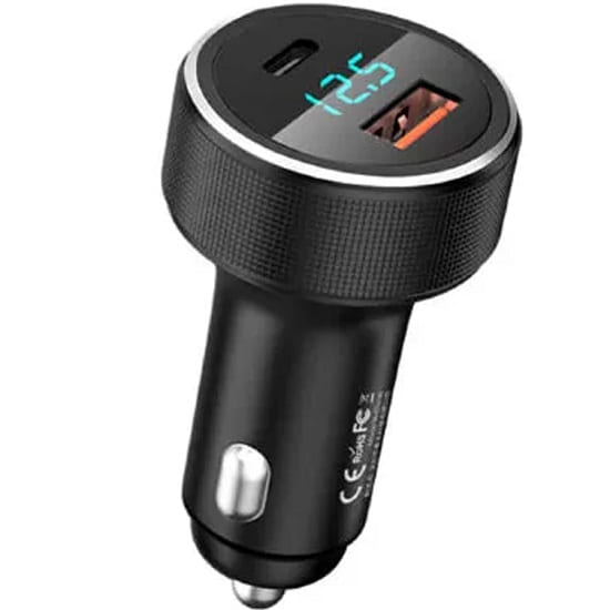 Авто ЗУ 1USB/1Type-C-C 3.0A 58.5W REMAX RCC215 чёрный