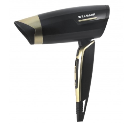 Фен WILLMARK WHD-220F черный/золото