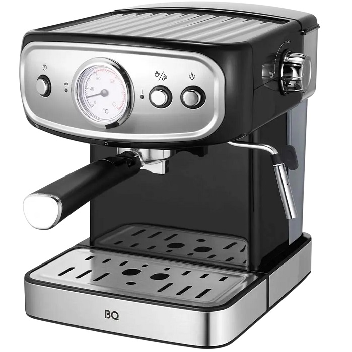 Кофеварка эспрессо BQ CM1006 Черный-Стальной