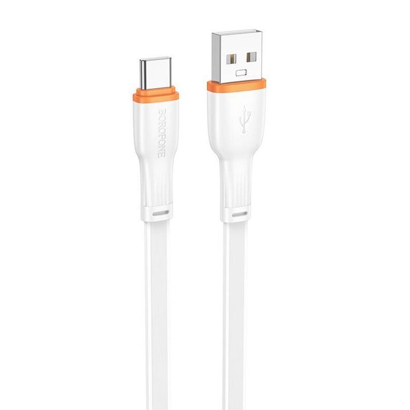 Кабель USB <--> Type-C  1.0м BOROFONE BX118 White