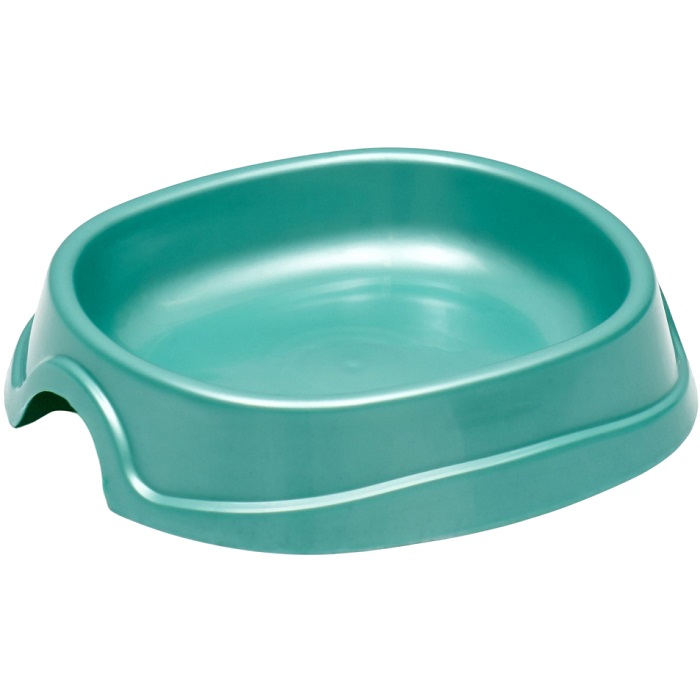 Миска №1 "Нулевка" 200 мл, 13,5 х 12,5 х 3 см, светло-бирюзовый перламутр 5040681