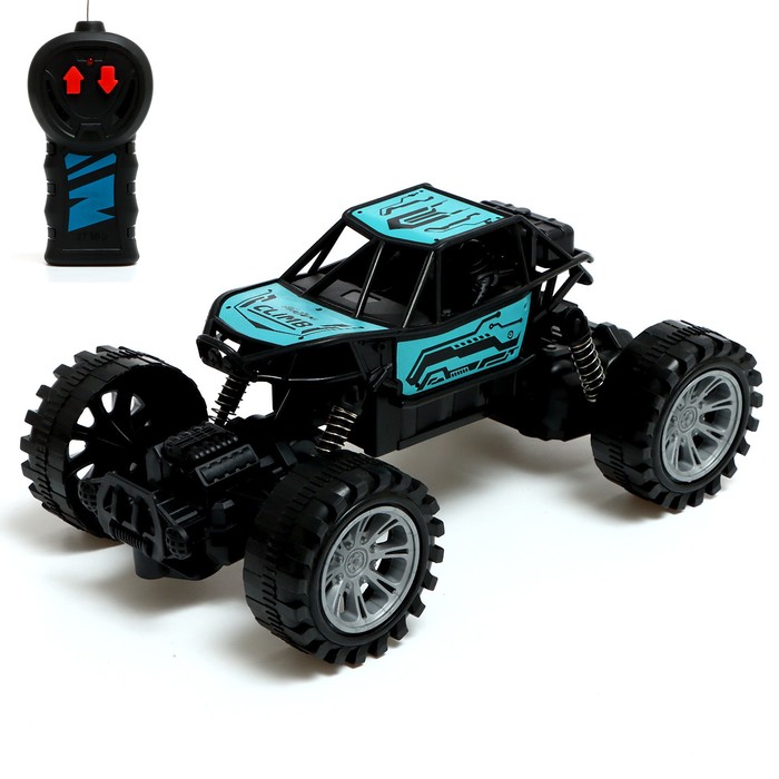 Джип «Вездеход», радиоуправление, свет, на батарейках, синий 9836975