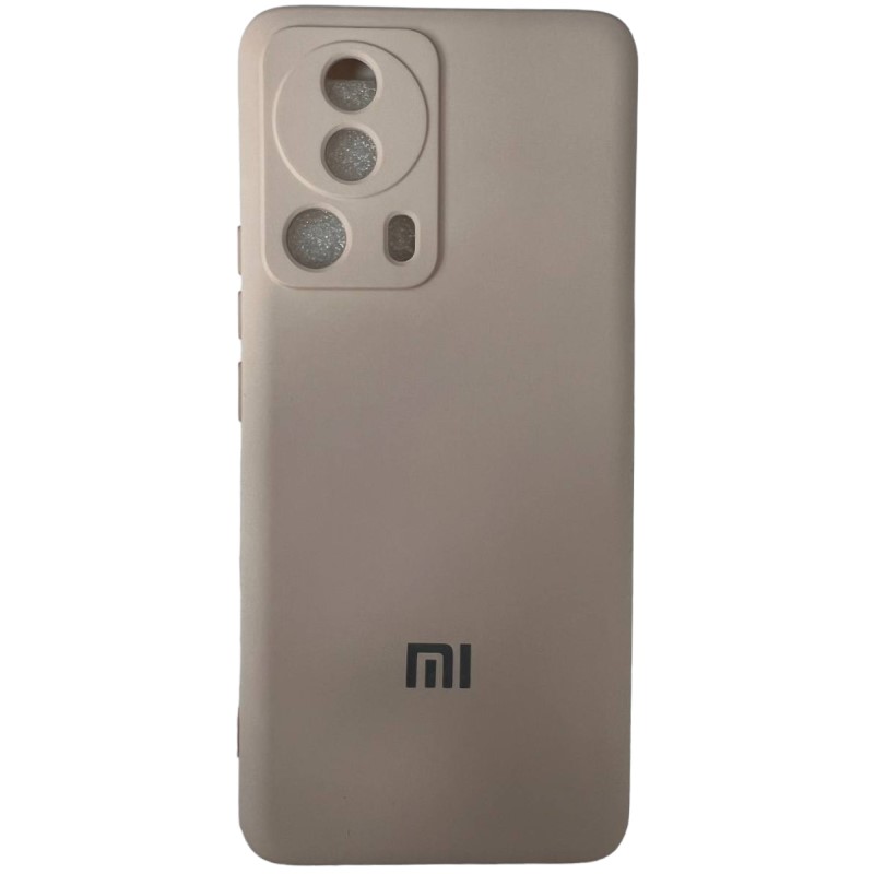 Задняя накладка SILICONE COVER для Xiaomi Mi 13 Lite (темно-пудровый)