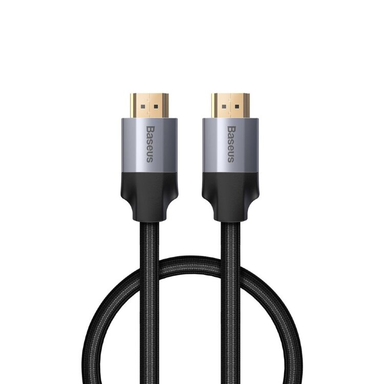 Кабель HDMI <--> HDMI  1.0м BASEUS CAKSX-B0G, Enjoyment series, темно-серый