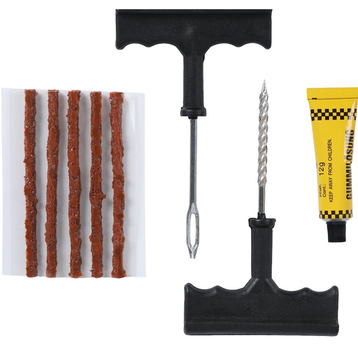 Ремкомплект для ремонта б/к шин 8 шт./компл. на блистере (красный)