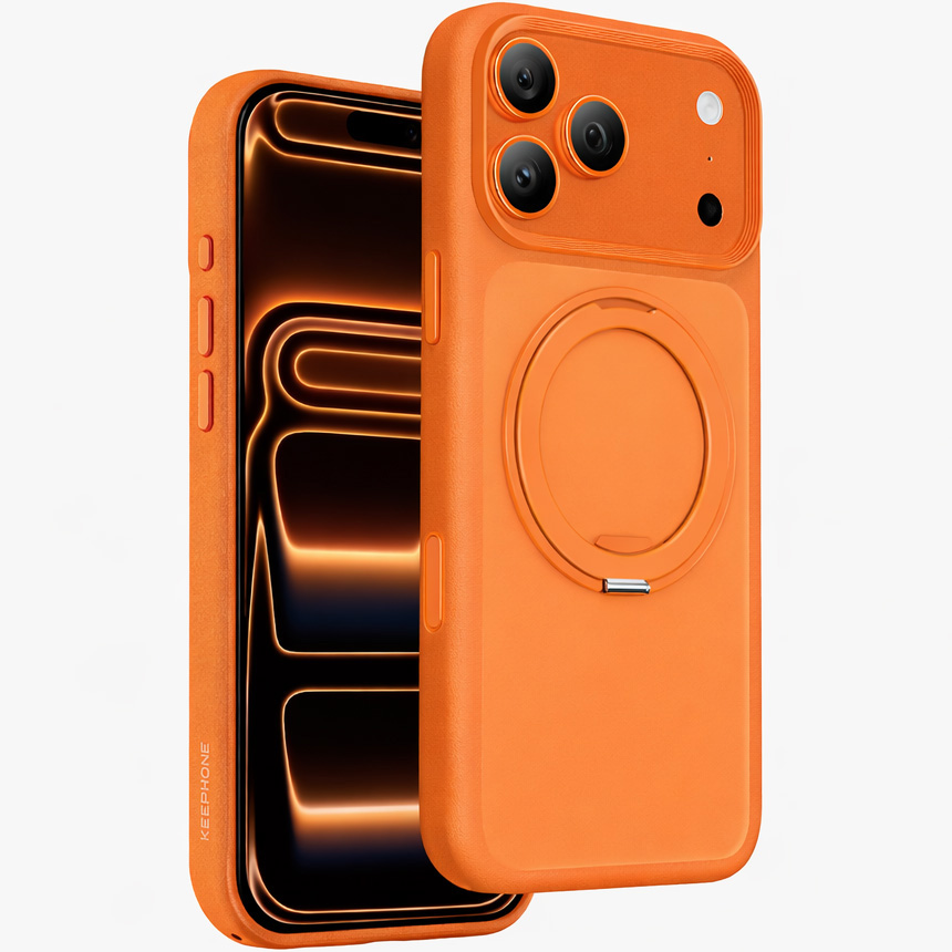 Задняя накладка KEEPHONE OMEGA для iPhone 17 Pro Max, ORANGE