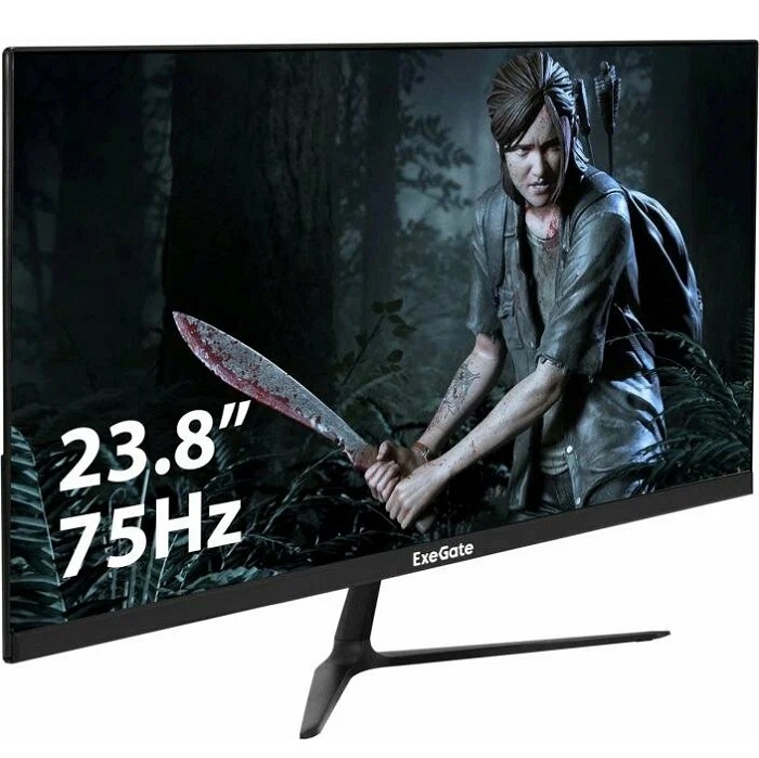 Монитор 23.8" ExeGate SmartView EZ2400TA IPS 1920x1080, 75 Гц, 5 мс, 16:9, 250 кд/м2, 1xHDMI, 1хDP, 1x3.5 мм, черный