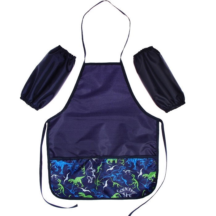 Фартук для труда + нарукавники, 485 х 395/250 х 160 мм, рост 116-146 см, Calligrata, "Динозавры" 6927473