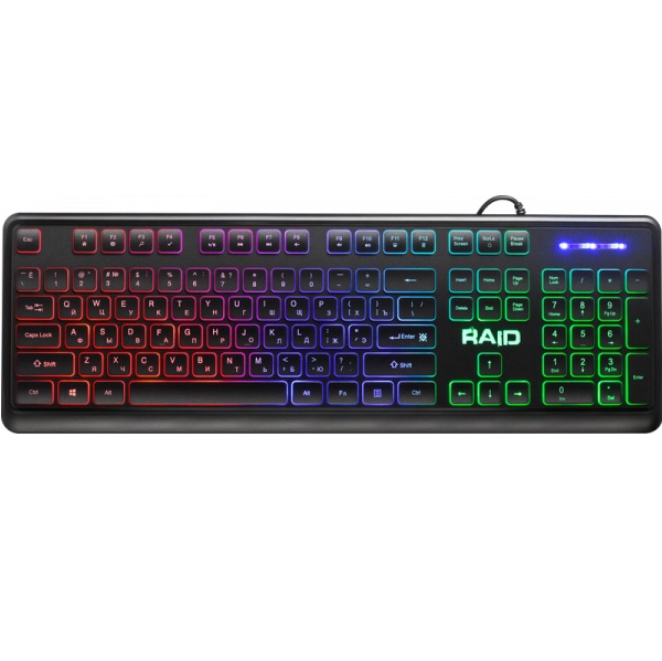 Клавиатура DEFENDER Raid, GK-778DL, чёрный