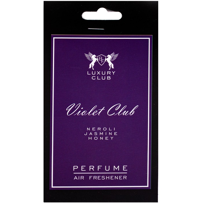 Ароматизатор Luxury Club Violet (по мотивам Paco Rabanne Invictus) BF11 подвесной картонный