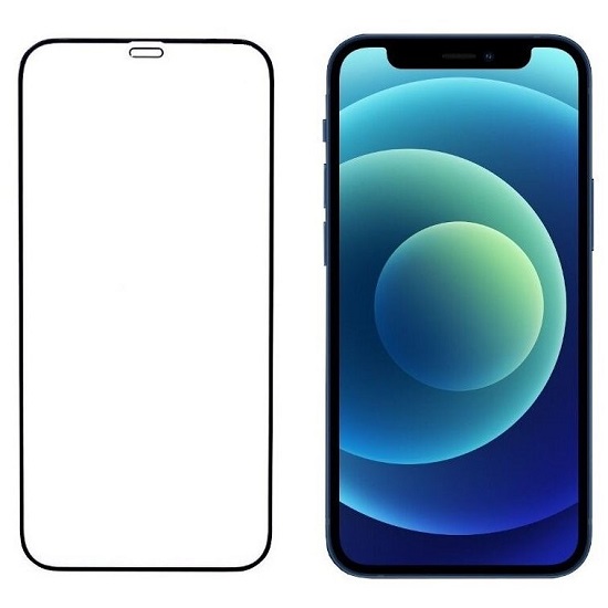 Противоударное стекло VS для iPhone 12 Pro Max черное