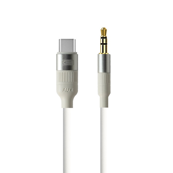 Кабель Jack 3.5 <--> Type-C  1.0м EARLDOM AUX55 белый