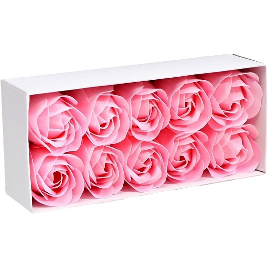 Мыльные розочки, розовые, набор 10 шт. 6962315