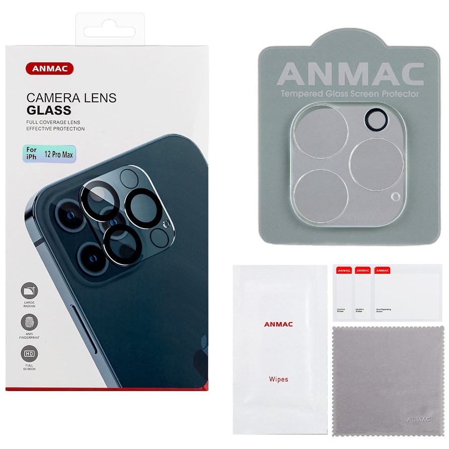 Противоударное стекло для камеры ANMAC для iPhone 12 Pro Max