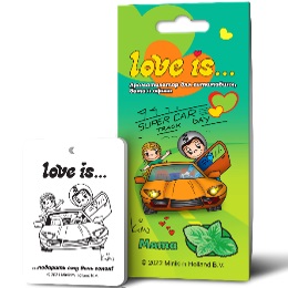 Ароматизатор AROMA RICHE LOVE IS... - МЯТА (подвесной картонный)