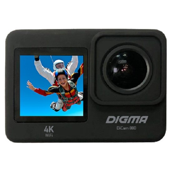 Экшн-камера DIGMA DiCam 880 черный