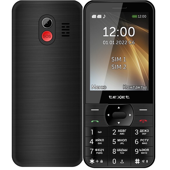 Телефон TEXET TM-423 черный