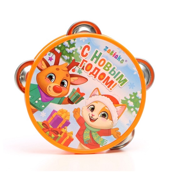 Новогодняя музыкальная игрушка «Бубен: Новогодний» 4784996