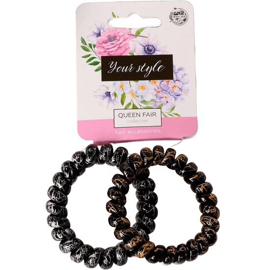 Резинки для волос «Пружинка», набор 2 шт., рисунок, МИКС 4329726