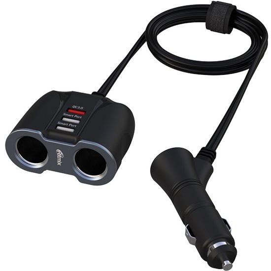 Разветвитель прикуривателя RITMIX RM-23XQC