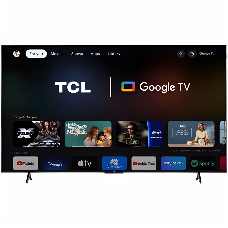 Телевизор TCL 75T7B черный 75" QLED
