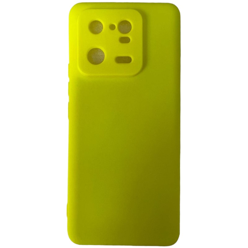 Задняя накладка SILICONE COVER для Xiaomi 13 Pro 5G №06 Желтый