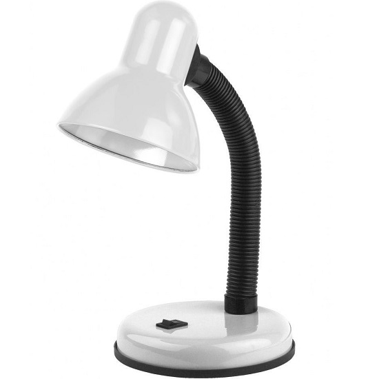 Светильник настольный ЭРА N-211-E27-40W-W белый