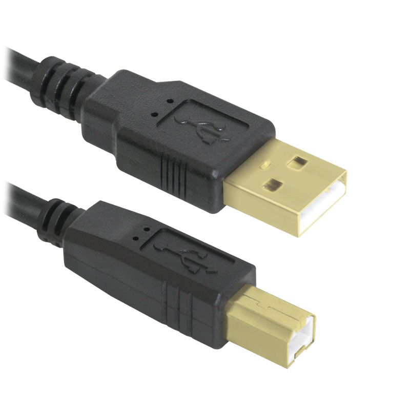 Кабель USB для принтера AM-BM  5.0м DEFENDER USB04-17 USB2.0